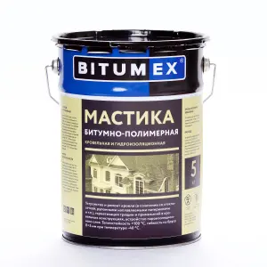 Мастика кровельная битумно-полимерная (ведро 5 кг) BITUMEX ГОСТ 30693-2000