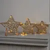 Фигура светодиодная Звезды золотые 3 штуки, 220V, ТБЕЛЫЙ 5049761