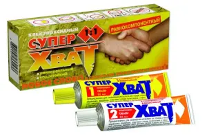 Клей ЭДП  Супер-Хват, 2х45мл (12) НБХ  М