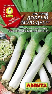 Лук порей Добрый молодец 1гр Аэлита цв.
