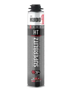 Пена - клей KUDO универсальный конструкционный проф. всесезонный SUPERBLITZ HT KUPP10B13SBHT (12)