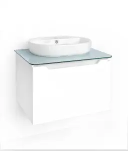 Тумба с раковиной подвесн. Флоренция 750450480 (под столешн.75, ум. Caspia 60l) Logro^^