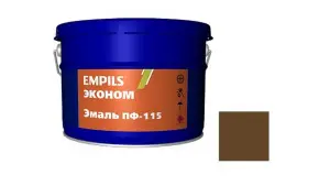 Эмаль EMPILS серия ЭКОНОМ дпола Желто-корич. 20кг.