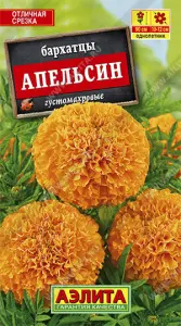 Бархатцы Апельсин прямостоячие 0,3гр Аэлита (10)