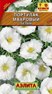 Портулак махровый белый 0,05 гр10  Аэлита цв.