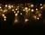 СНОУ БУМ Гирлянда эл. бахрома, 96LED, 3x0.5x0,7м, шампань, пост.свечение, ПВХ прозрач, 382-041