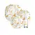Столовый сервиз  CARINE ETUDE GOLD 19пр. 6перс. N2140