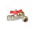 Кран шаровой тройник МП 16 х 16 х 16 RVC