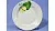 Тарелка мелкая Голубка 175 мм Зеленое яблоко 20