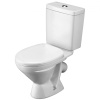 Компакт-унитаз Лига стандарт, косой (сидение дюро. + 2реж. арм.) (Santek)