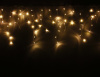 СНОУ БУМ Гирлянда эл. бахрома, 96LED, 3x0.5x0,7м, шампань, пост.свечение, ПВХ прозрач, 382-041