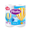 Полотенца бумаж. Plushe Light 2-сл. 2шт 12м БЕЛЫЕ (12)