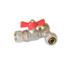Кран шаровой тройник МП 16 х 16 х 16 RVC