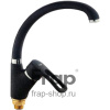 Смеситель FRAP 4053АF для кухни с керамическим покрытием, черный.