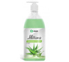 Жидкое крем-мыло 1л с дозатором  GRASS Алоэ Вера(12)
