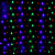 Гирлянда  ЗАНАВЕС  1,81,8 м  LED, прозрач.пров, 8 реж. мультицвет 02202